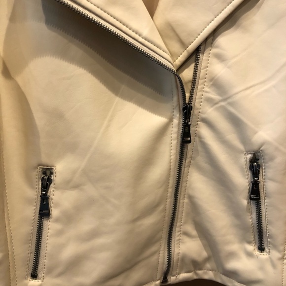 Girls pleather biker jacket - Picture 3 of 7